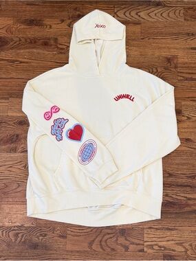 Unwell Cream Hoodie Sweatshirt